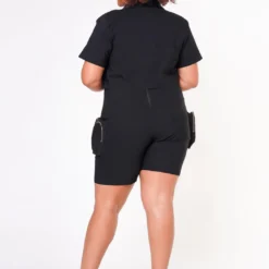 Plus Size Cargo Romper With Cropped Jacket -Femme Avid Sales Store 2022697 001 4